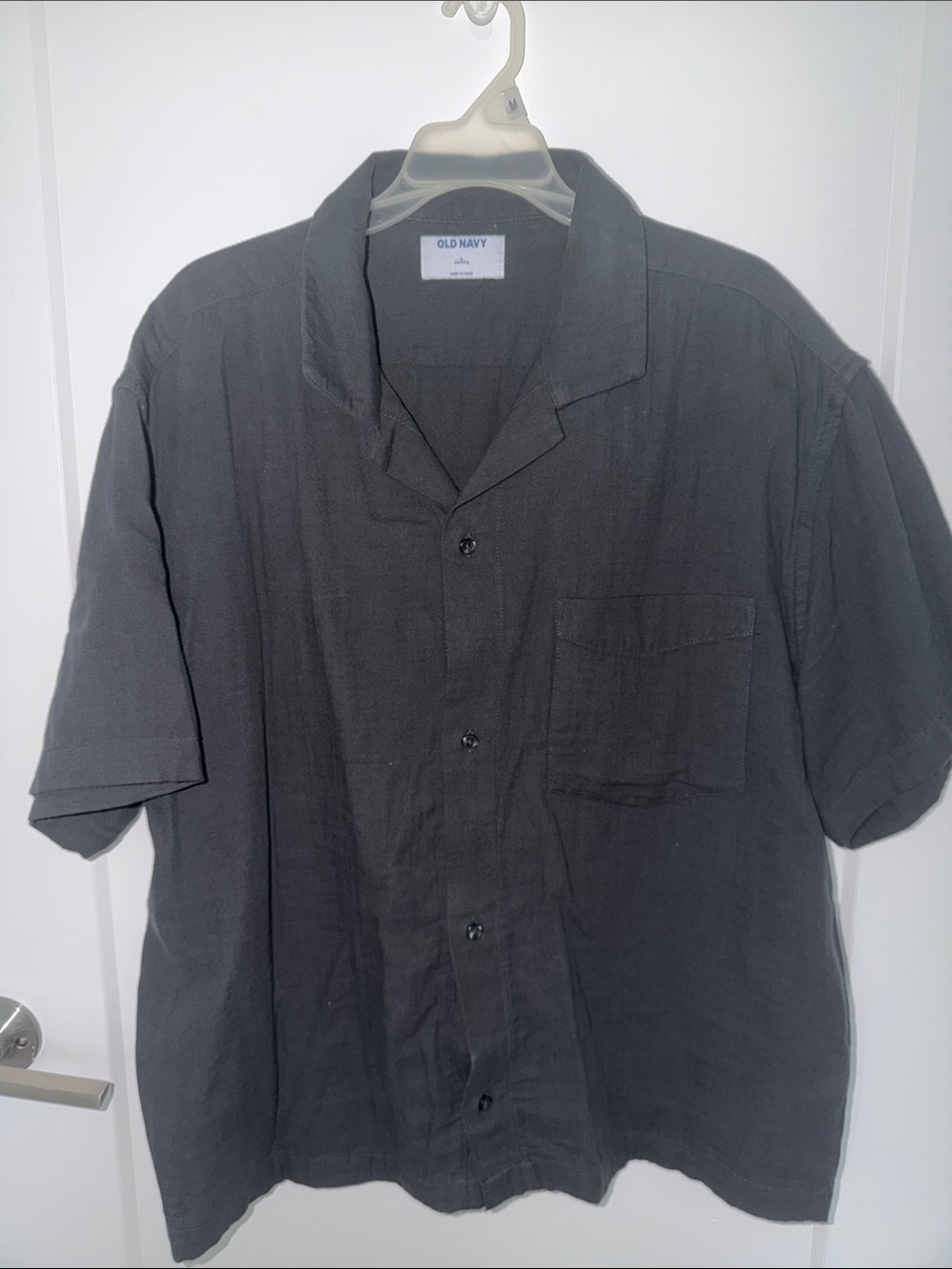Boxy Crop Camp Shirt